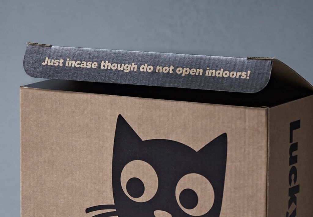 Example of sustainable packaging material