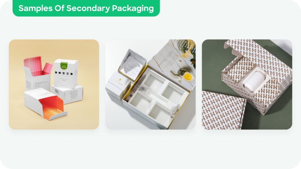 Examples of secondary packaging
