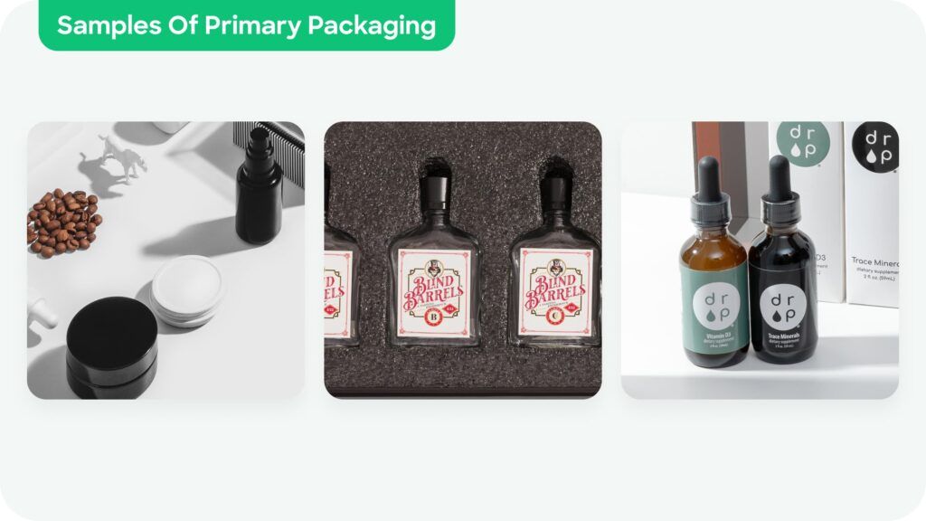 Examples of primary packaging