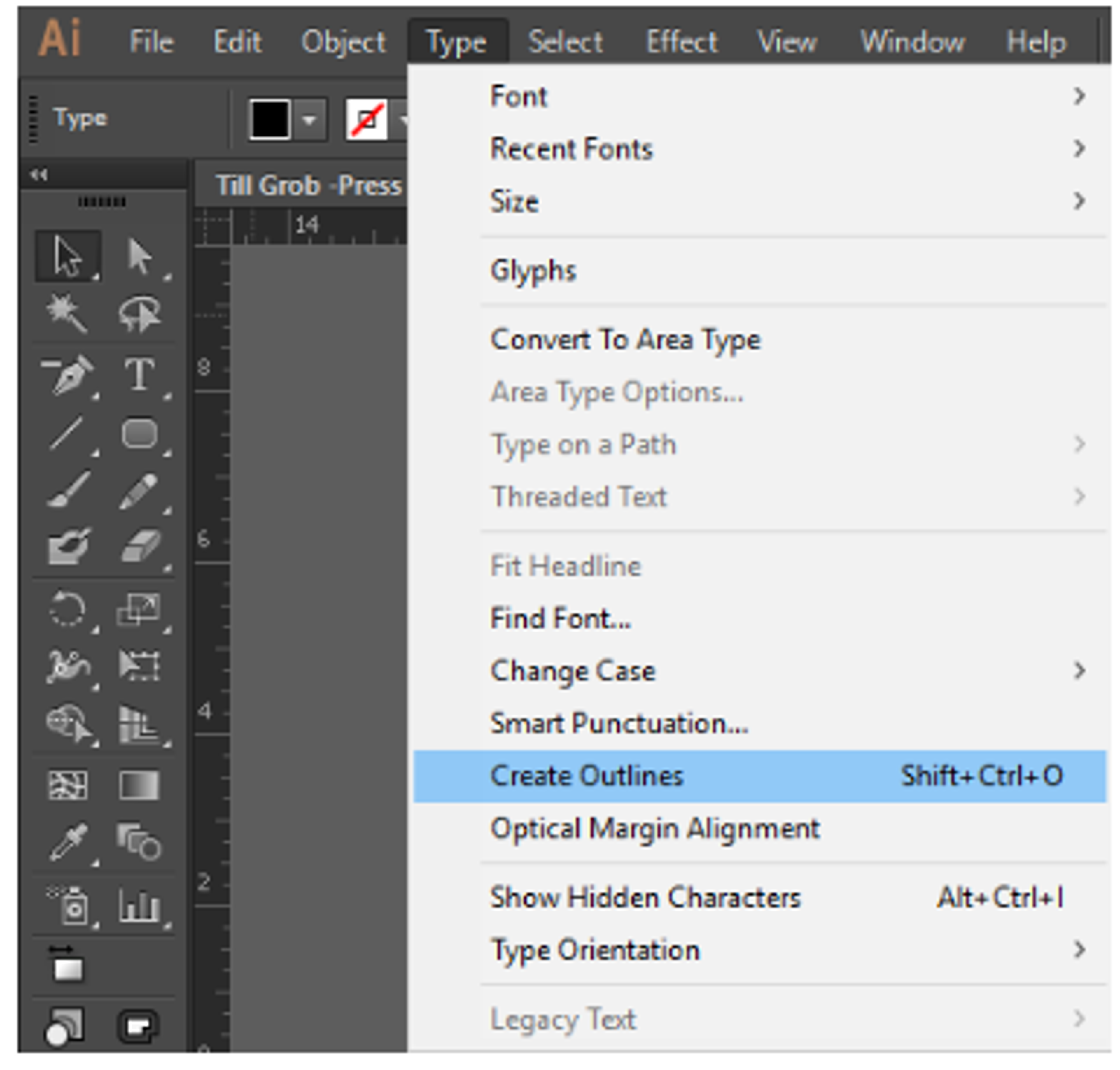 Creating a text outline for your custom package.