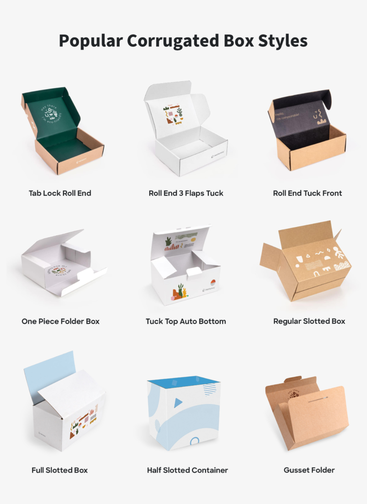 2024 05 common popular corrugated box styles