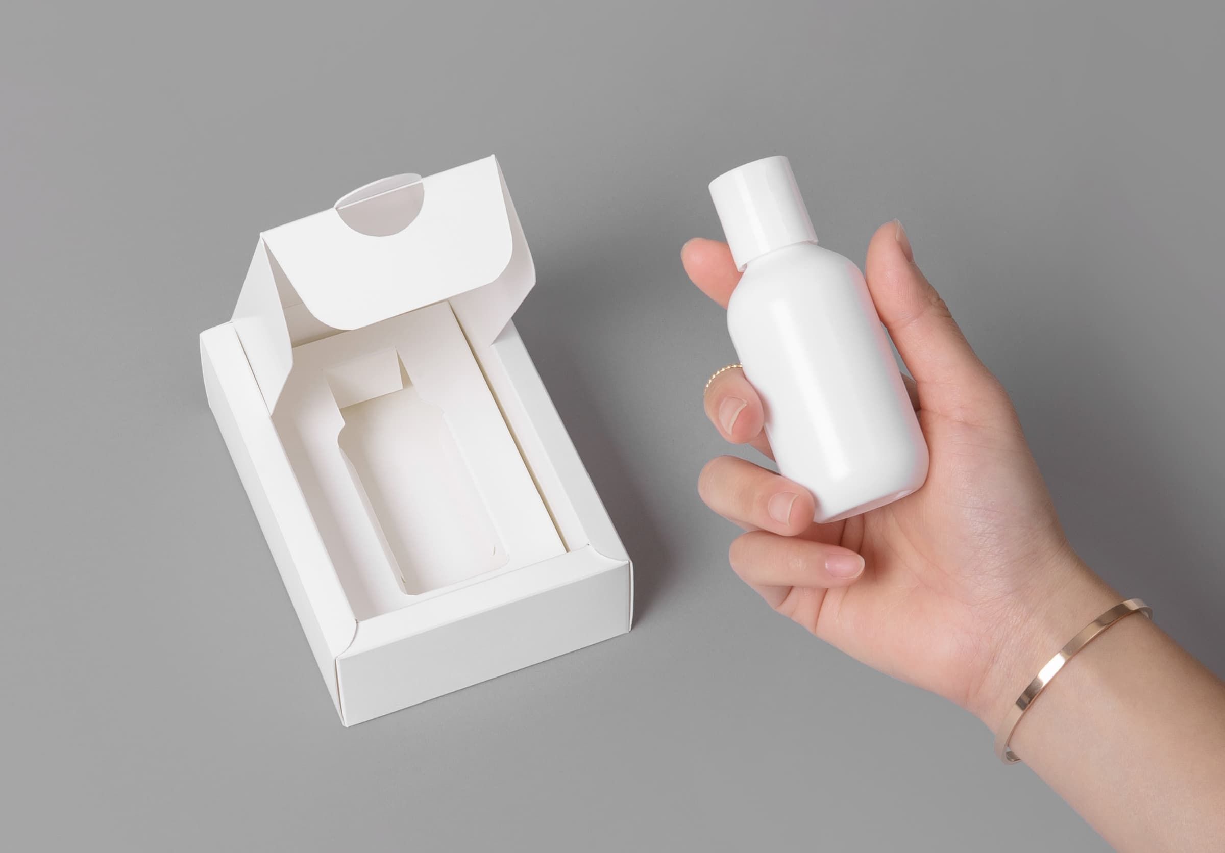 plain sample for cosmetic product