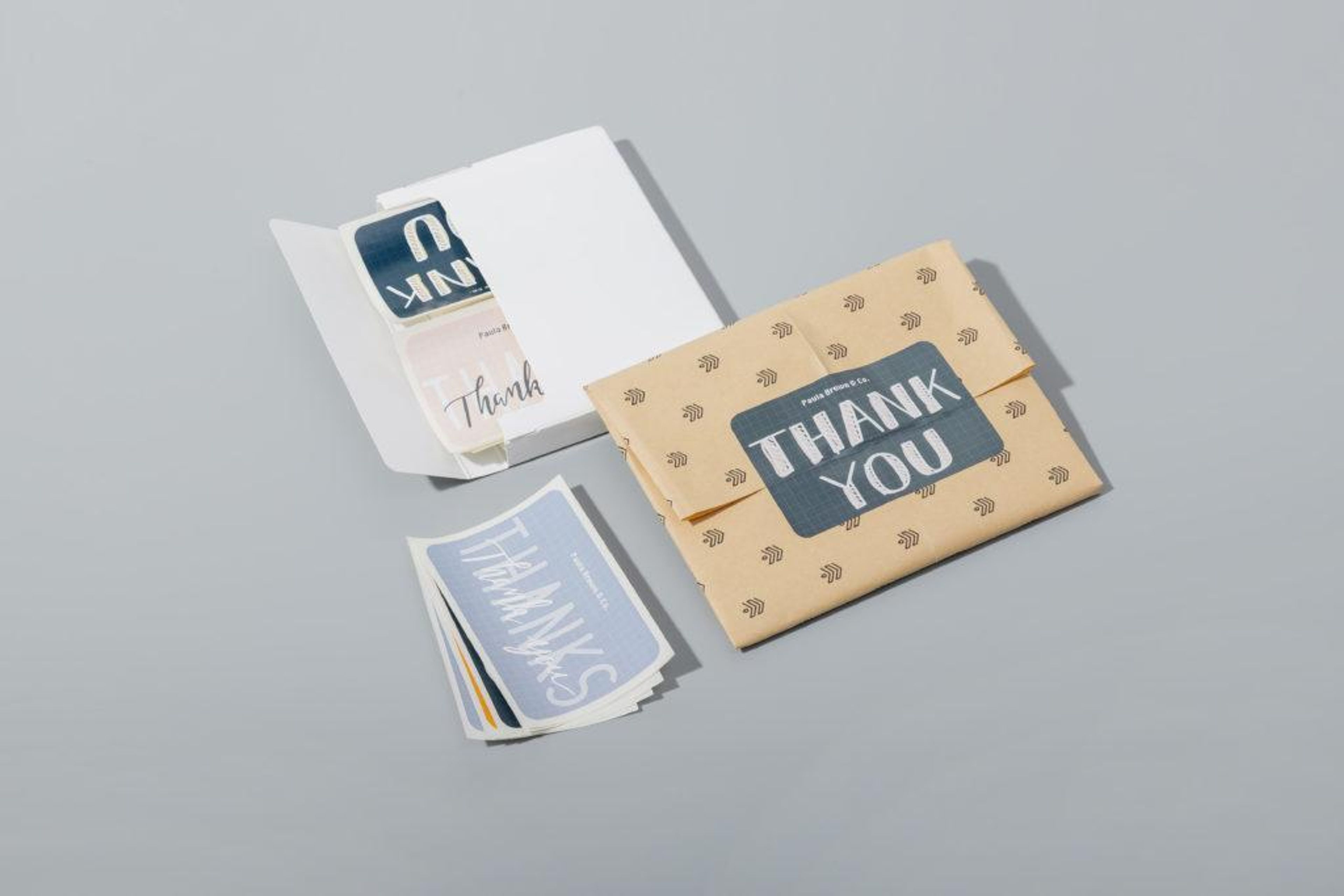 example of stickers and labels