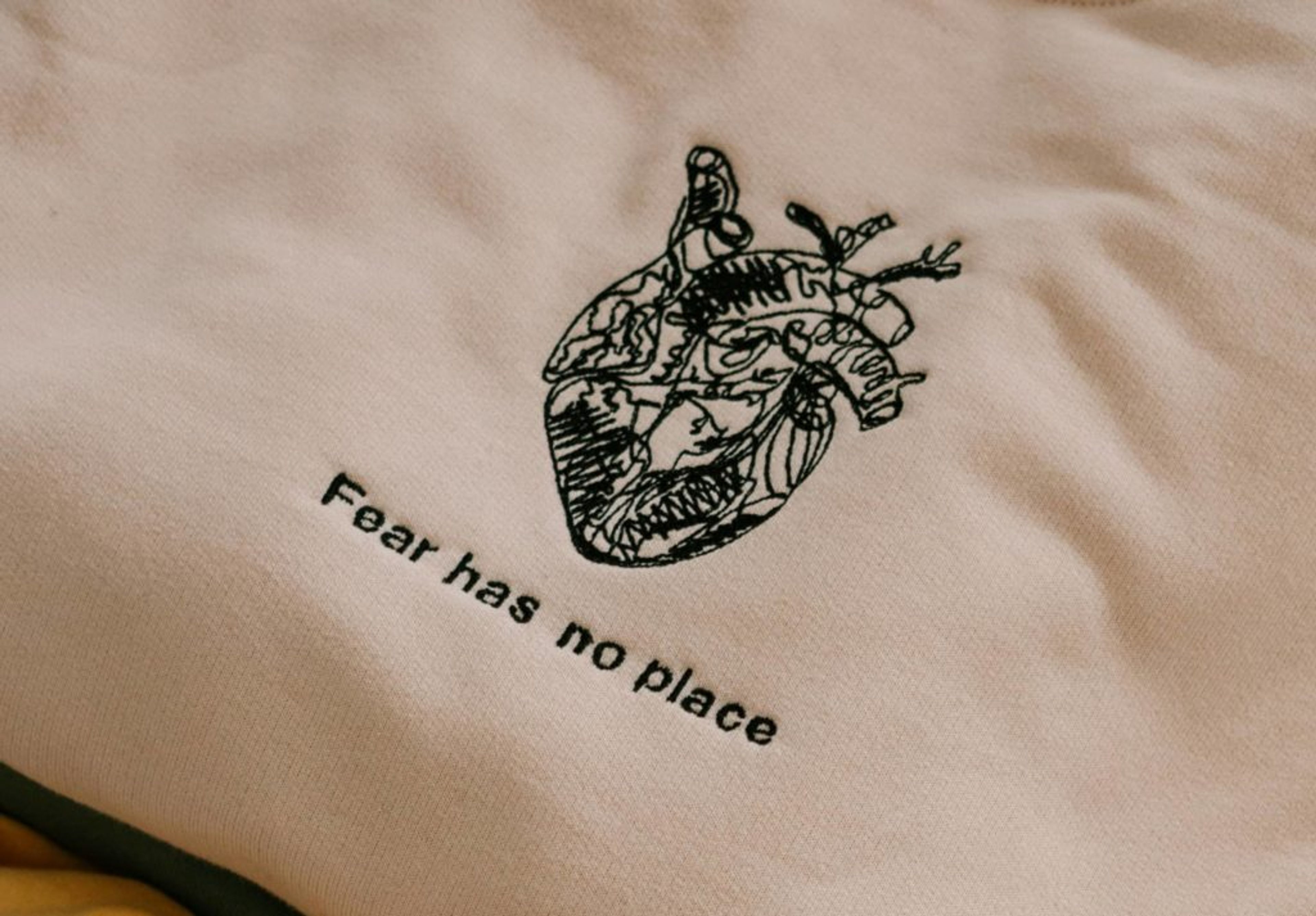 Example of embroidered reusable bag