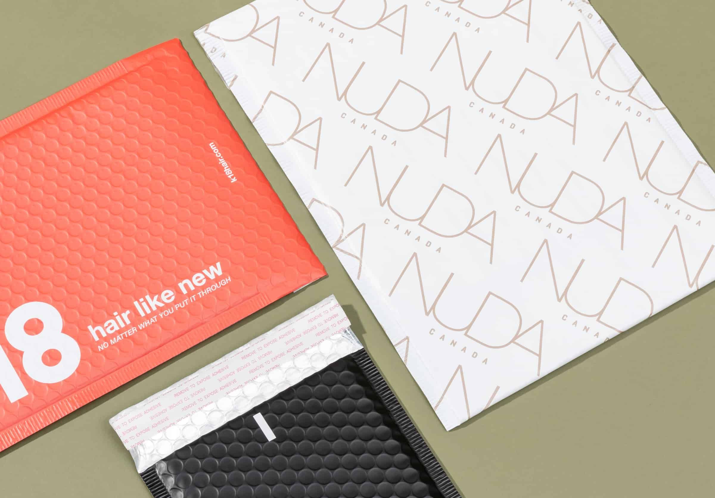 Custom bubble mailers with branding