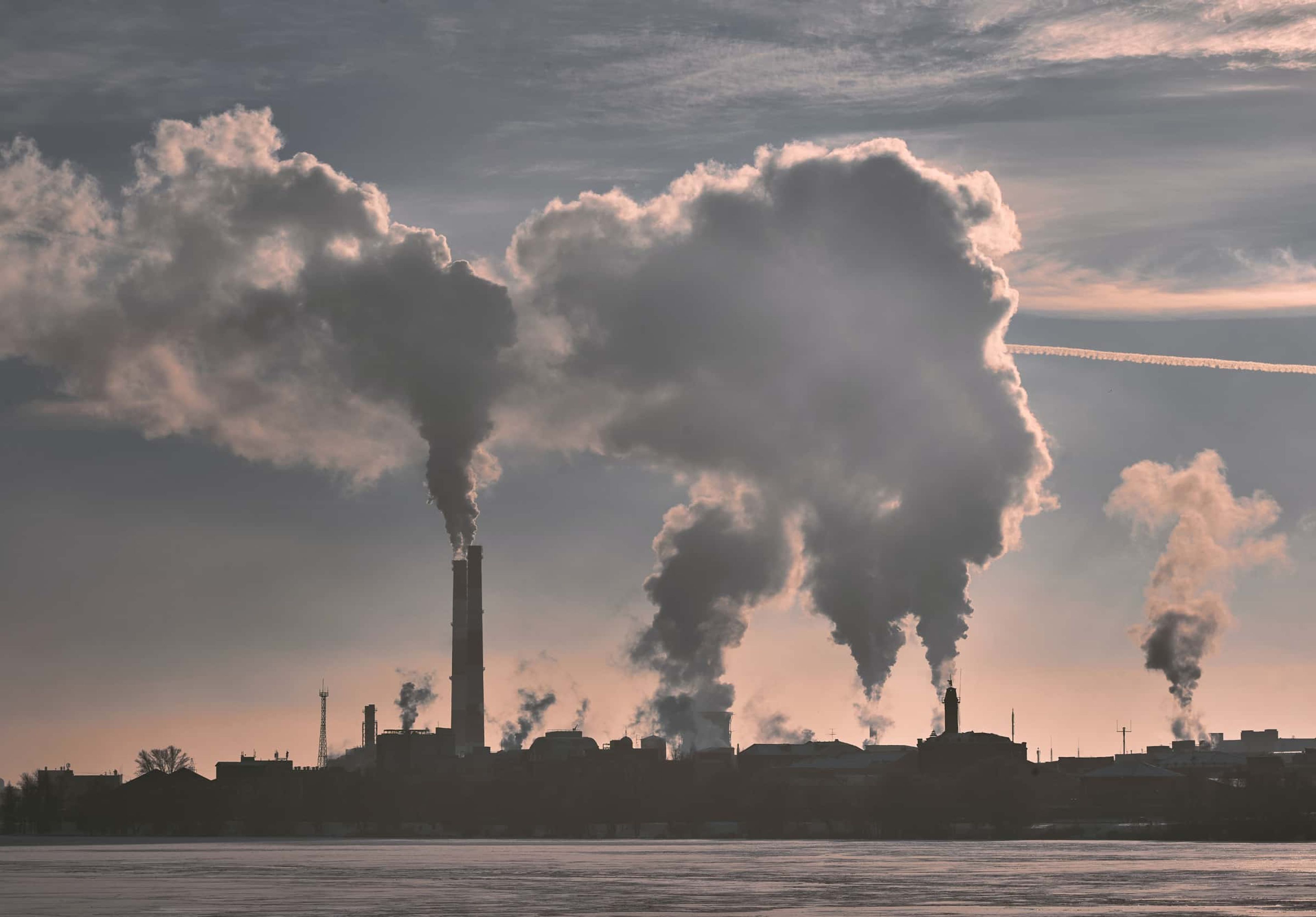 factory that releases gas