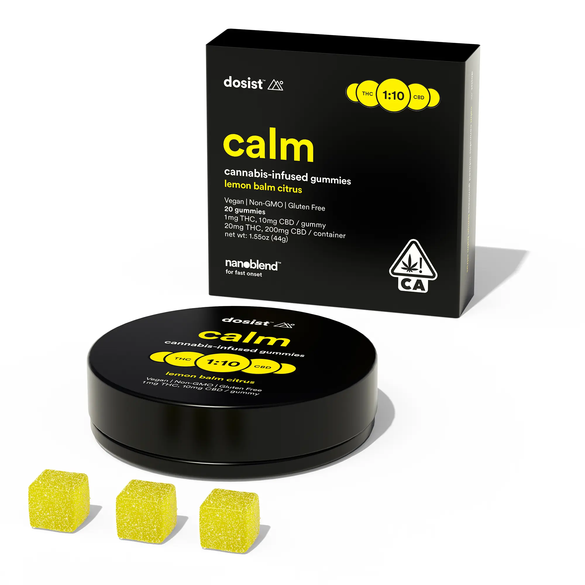 product preview image for calm lemon balm citrus