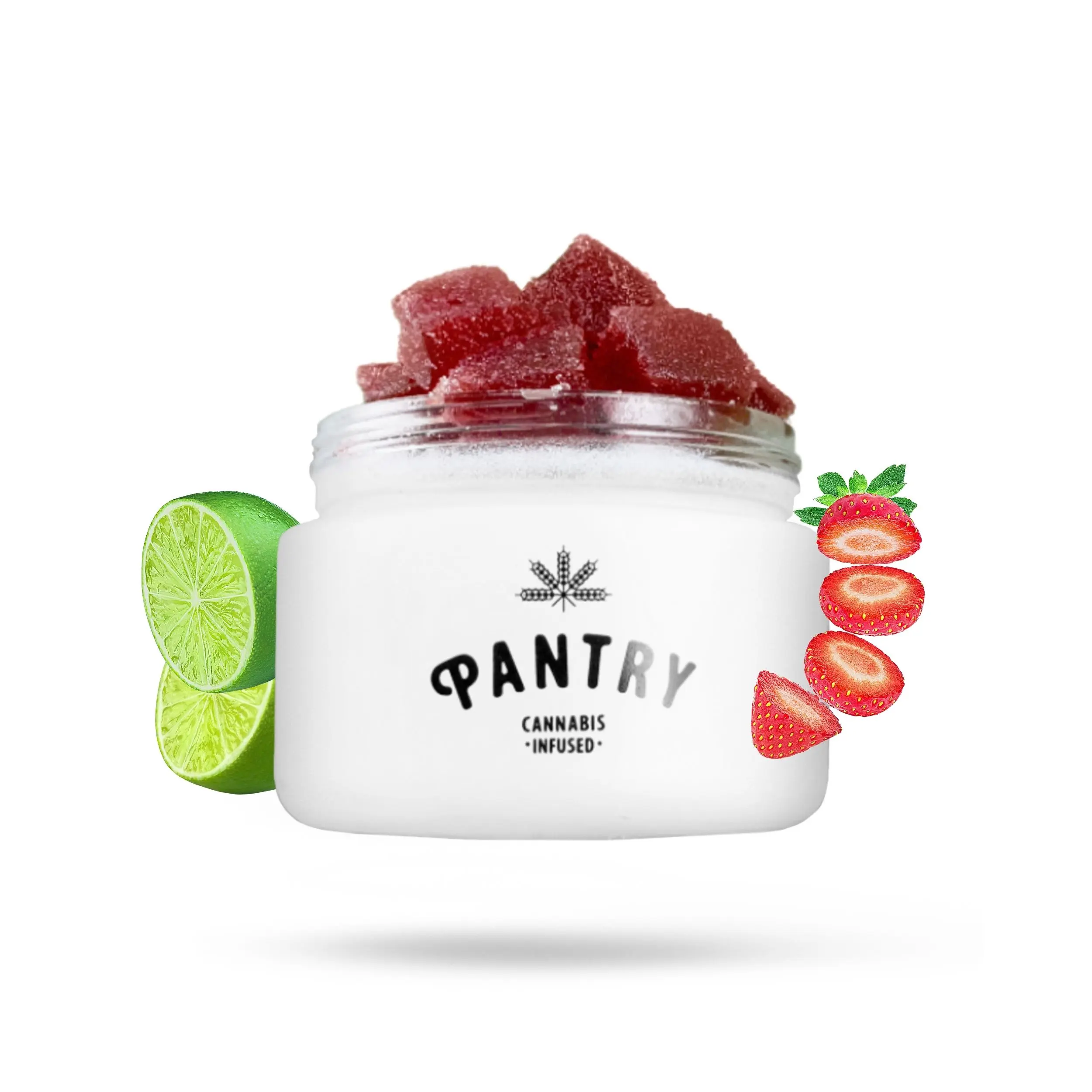 product preview image for Strawberry Lime Jellies - Made with Real Fruit (V)