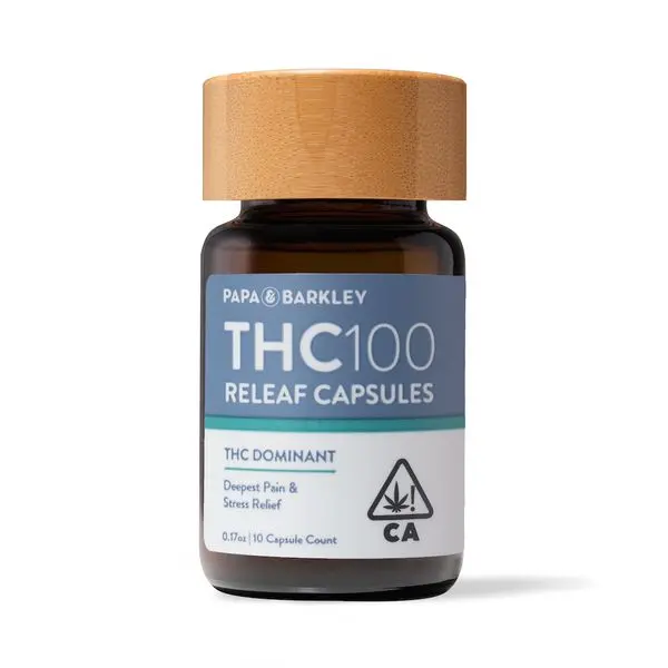 product preview image for THC100 Releaf Capsules - 10 Count