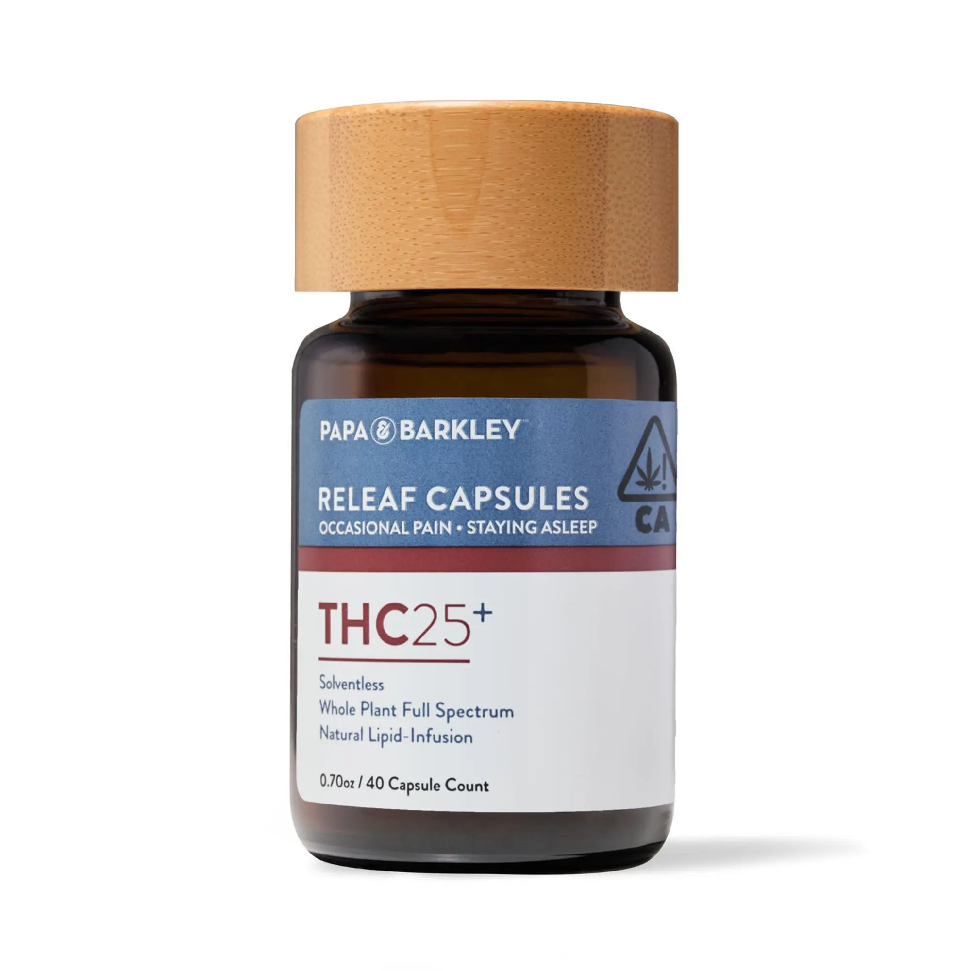 product preview image for THC25 Releaf Capsules - 40 Count