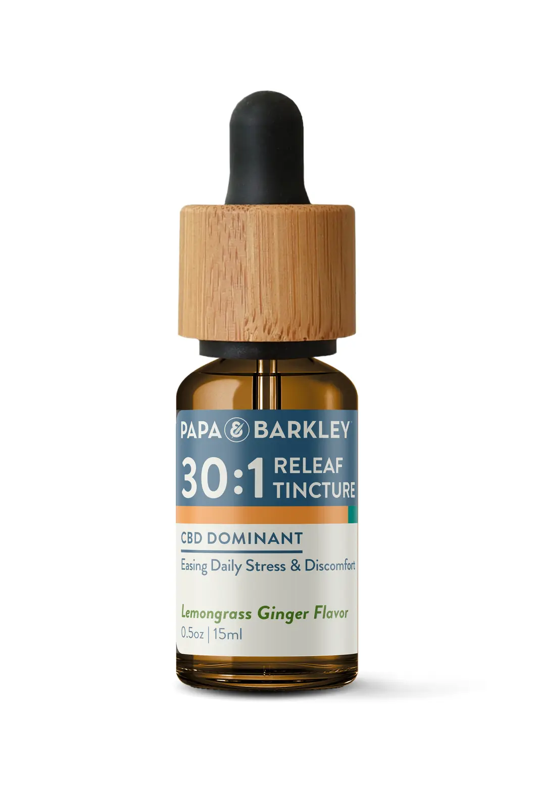 product preview image for CBD 30:1 Lemongrass Ginger Releaf Tincture - 15ml