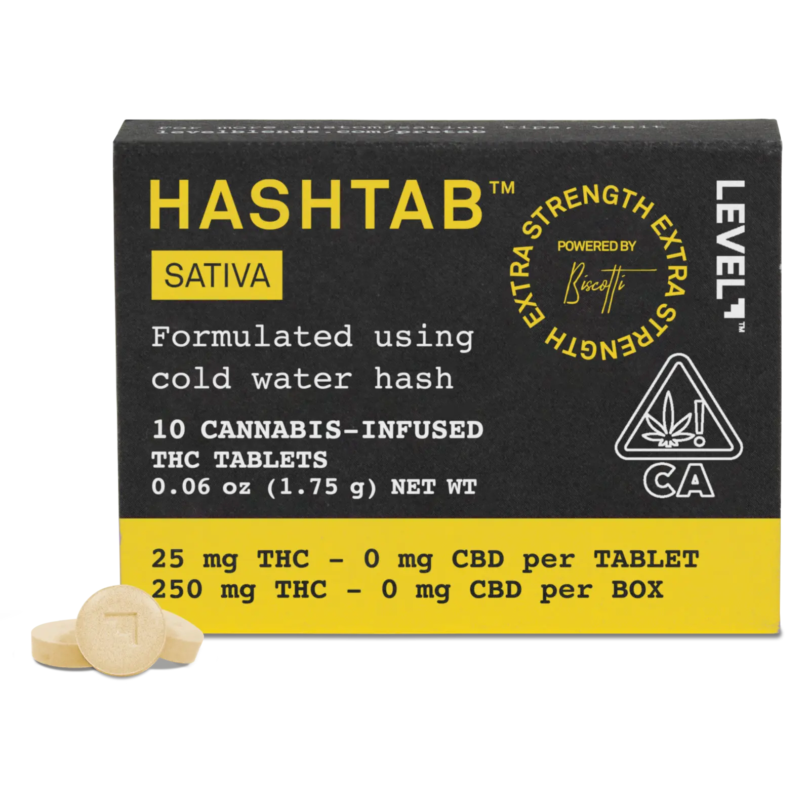 product preview image for Level Hashtab Sativa Tablet