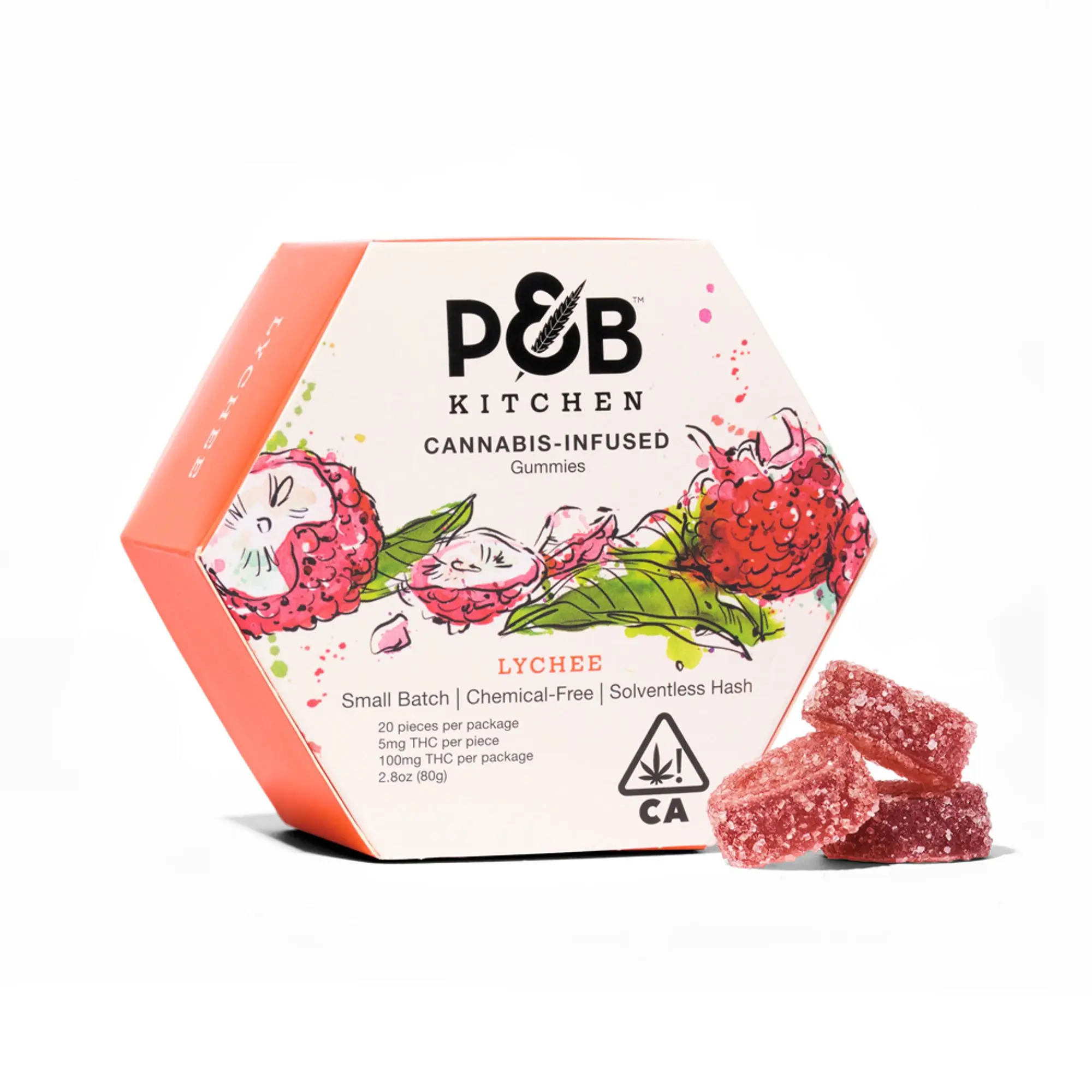 product preview image for Lychee Hash Gummies 