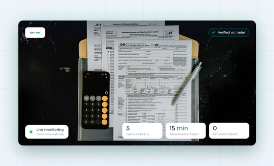 Checking a commercial energy bill against interval meter data