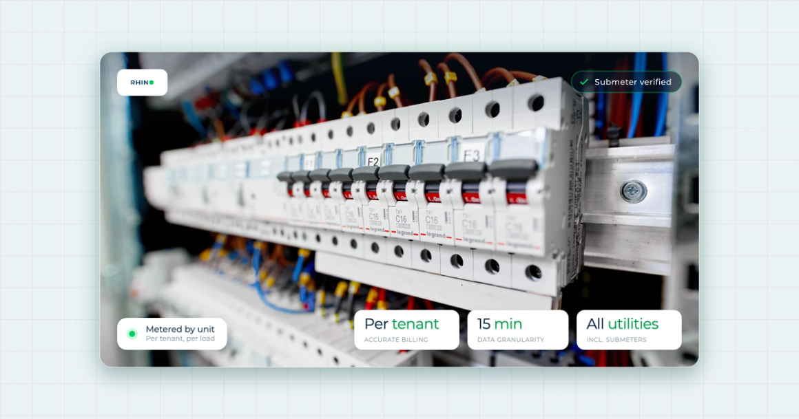 Utility submetering for commercial real estate: one main meter, many submeters