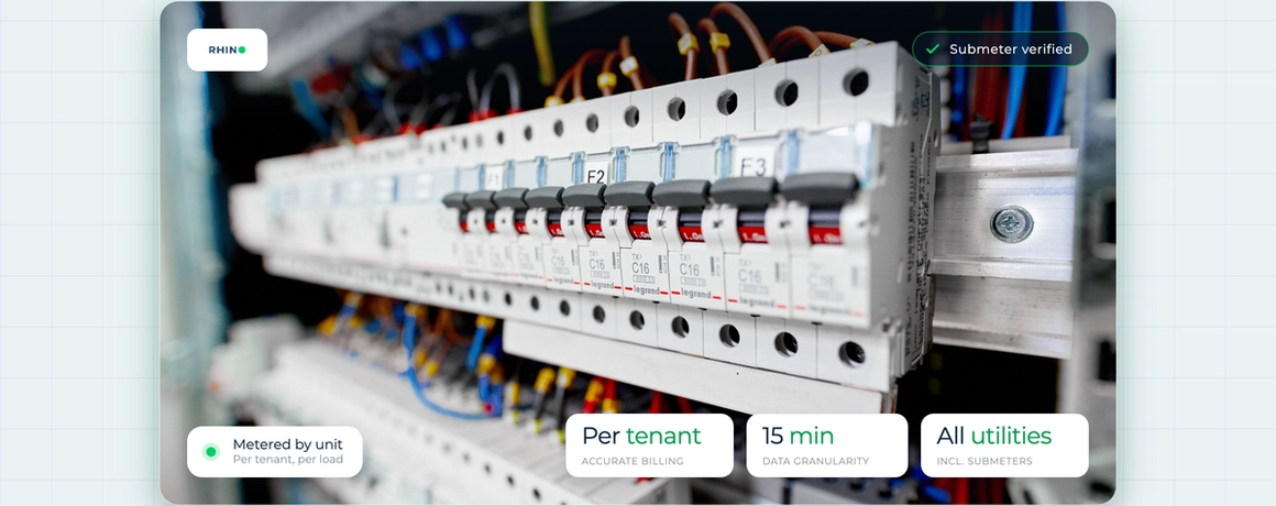 Submetering fuer Gewerbeimmobilien: ein Hauptzaehler, viele Unterzaehler