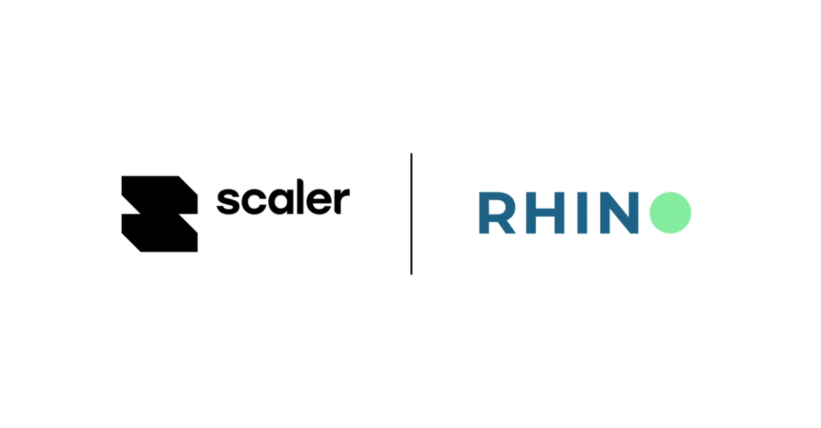 Scaler and Rhino logos, marking their partnership