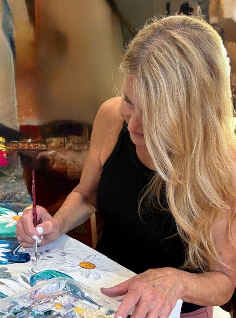 Painting canvas-Floral