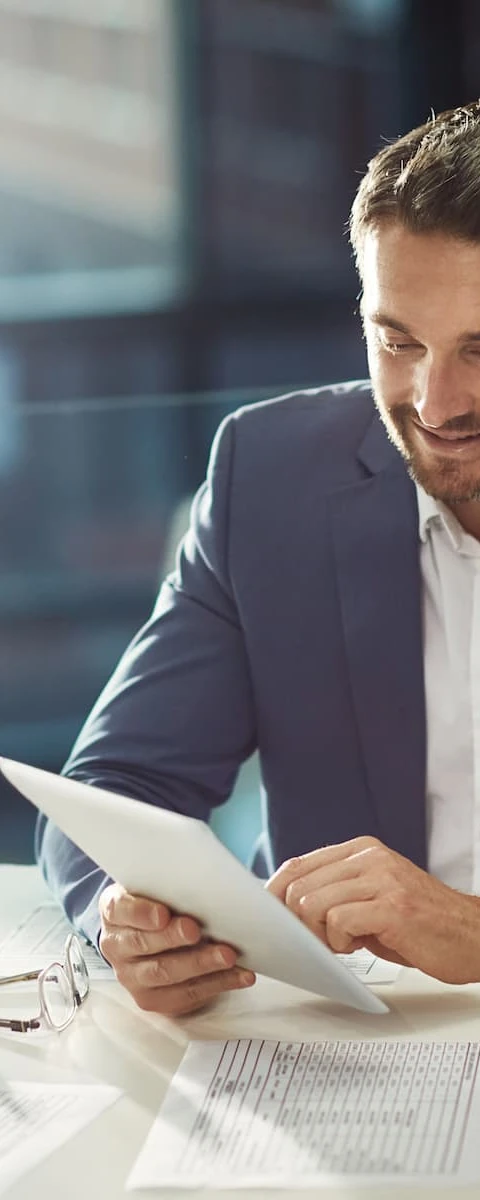 meeting in a corporate office