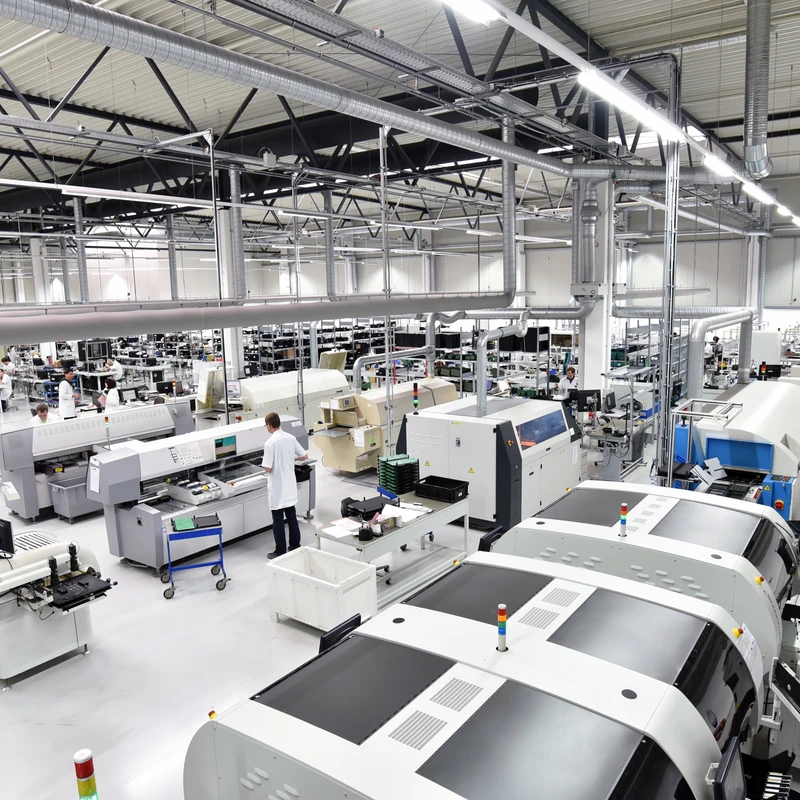 large scale manufacturing facility