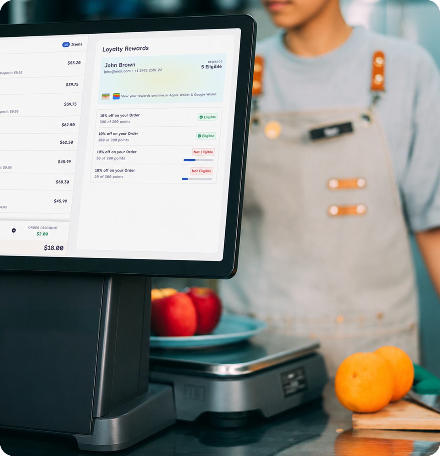 Real-Time Item Display