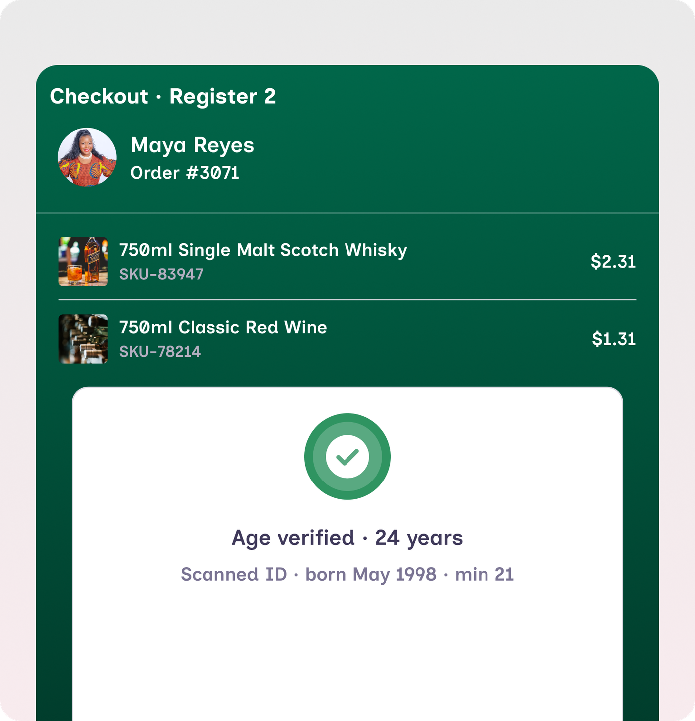 Fast checkout with compliance built-in