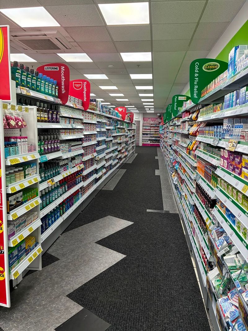 Shop floor: Completed shop floor and retail lighting in the new Savers store, Warrington