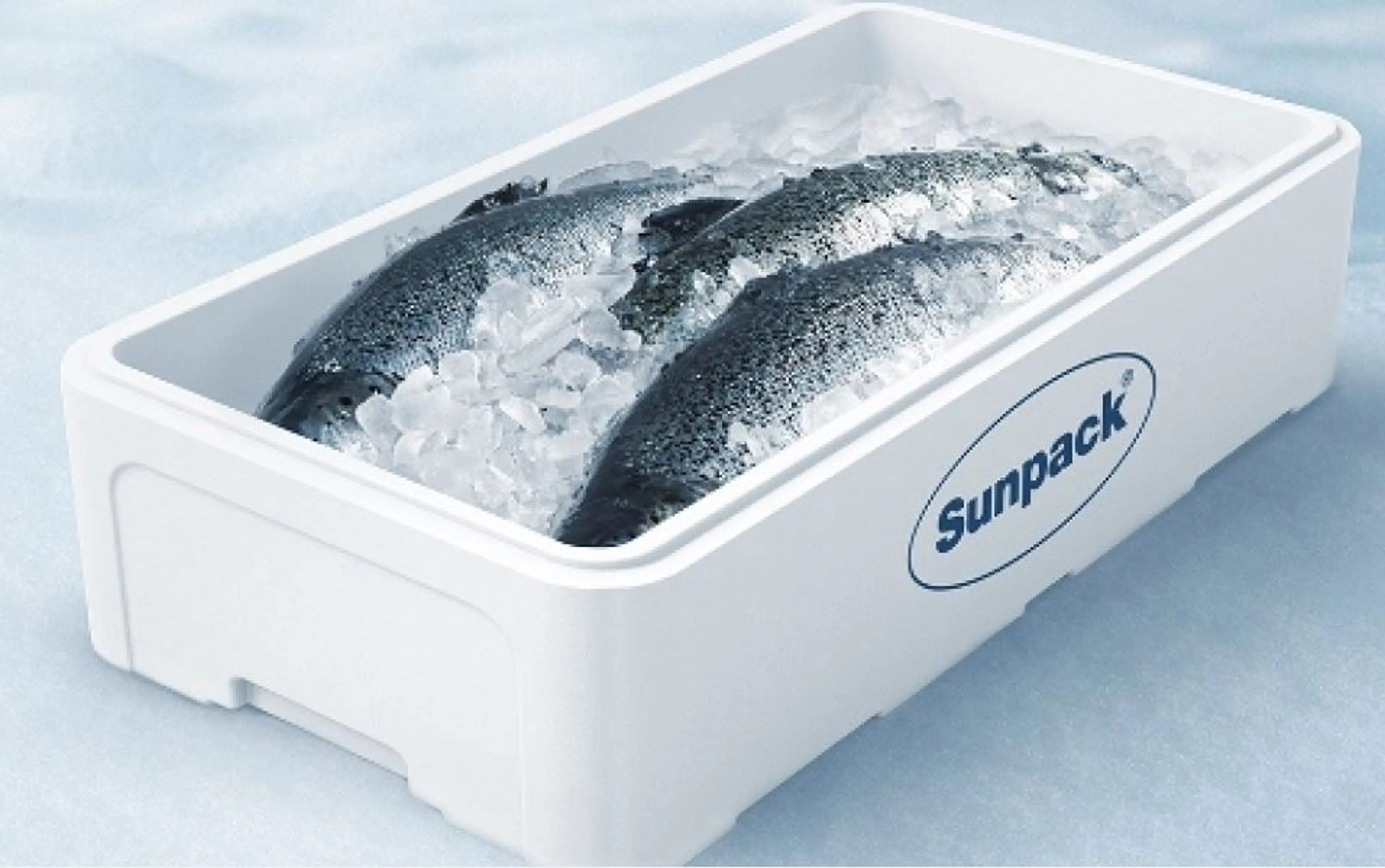 Sunpack kasse for superkjølt laks