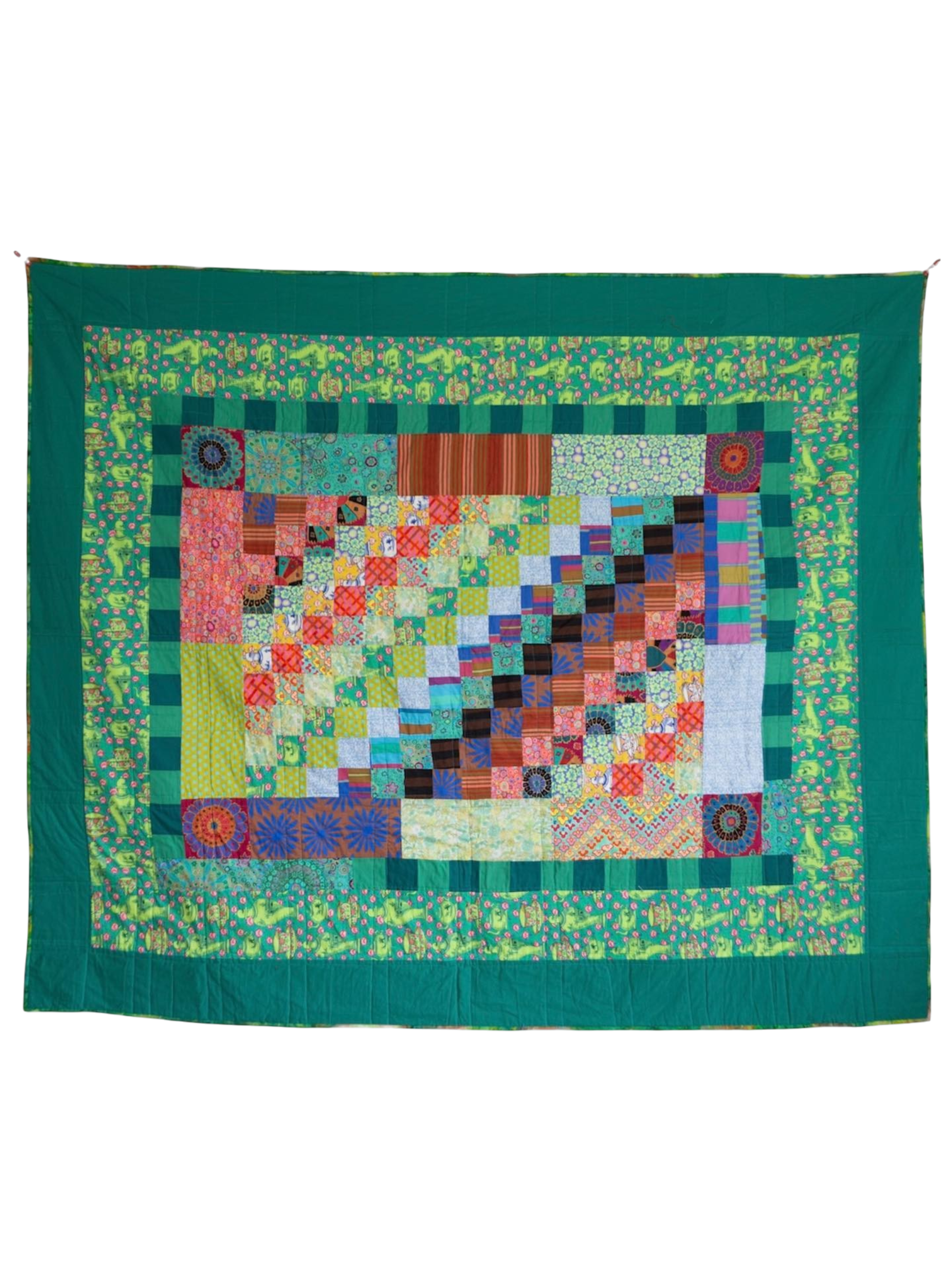 green quilt