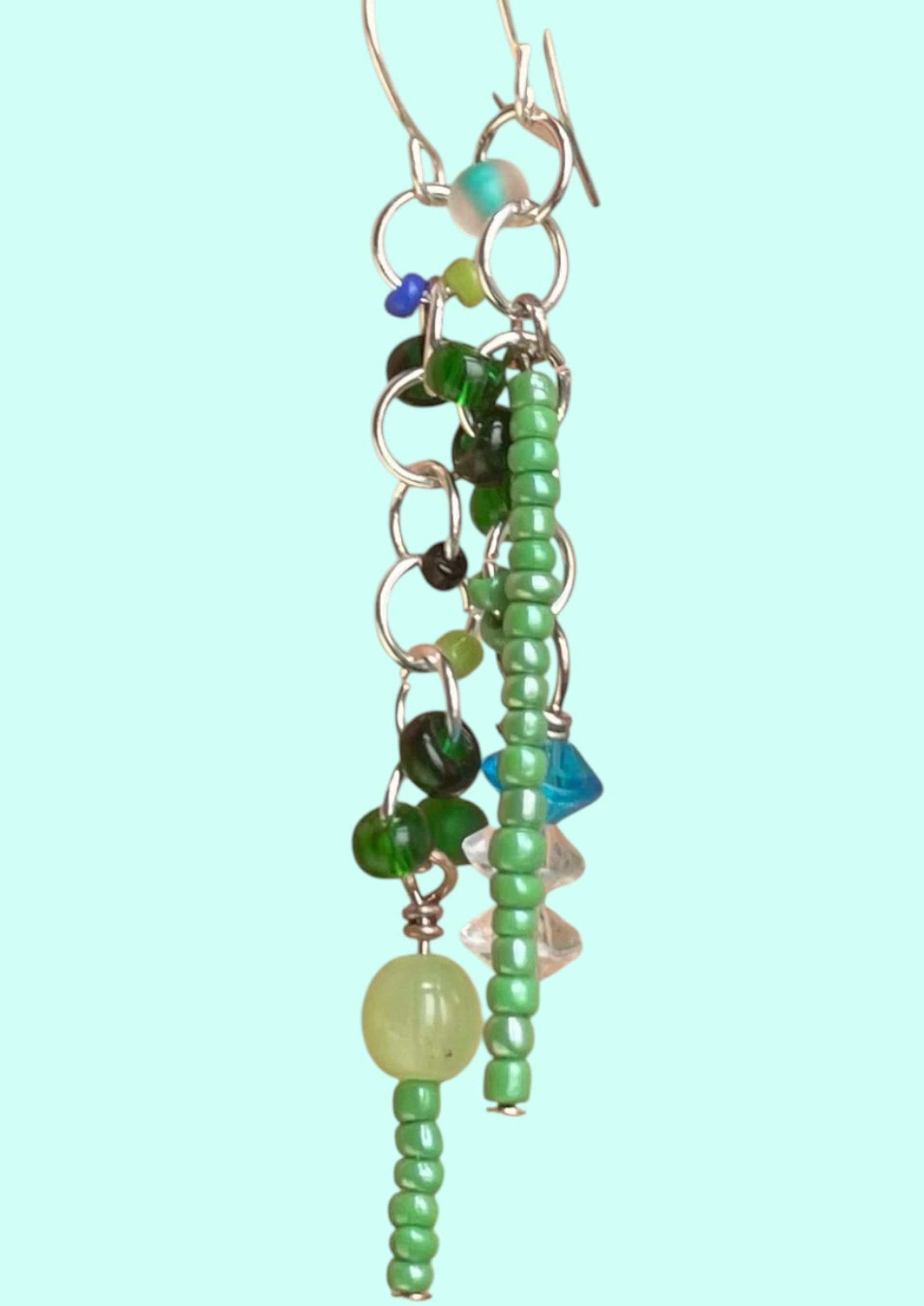 green earring