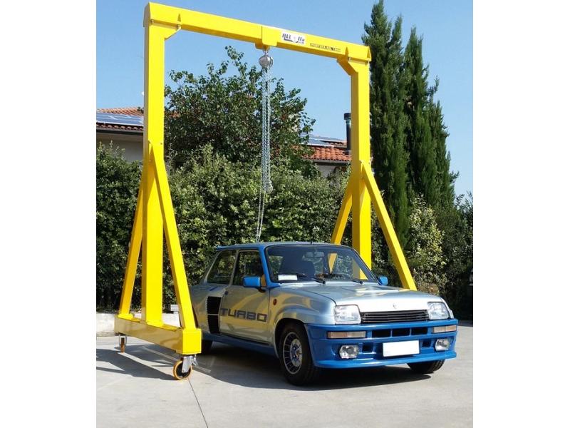 Gru a portale in ferro su ruote da 1.000 kg