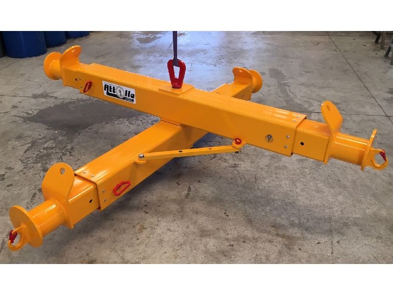 Adjustable 10 t telescopic cross lifting beam