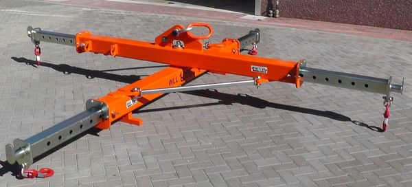 Bilancino a croce telescopico per barche 10 ton