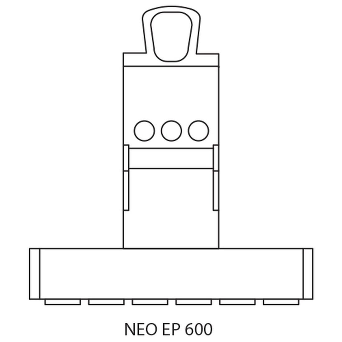 مغناطيس كهرومغناطيسي دائم Neo EP 600 kg