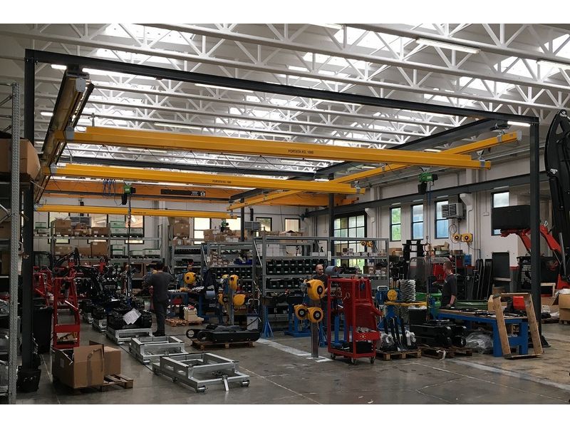 1,000 kg suspended system on track profile