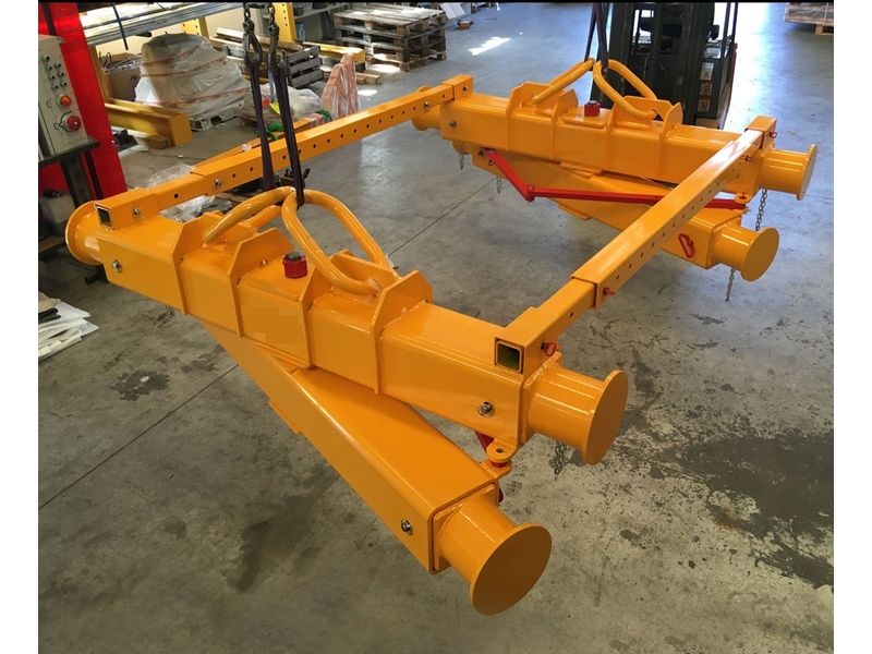 Telescopic boat-hauling lifting beam, all axes, 20+20 t capacity