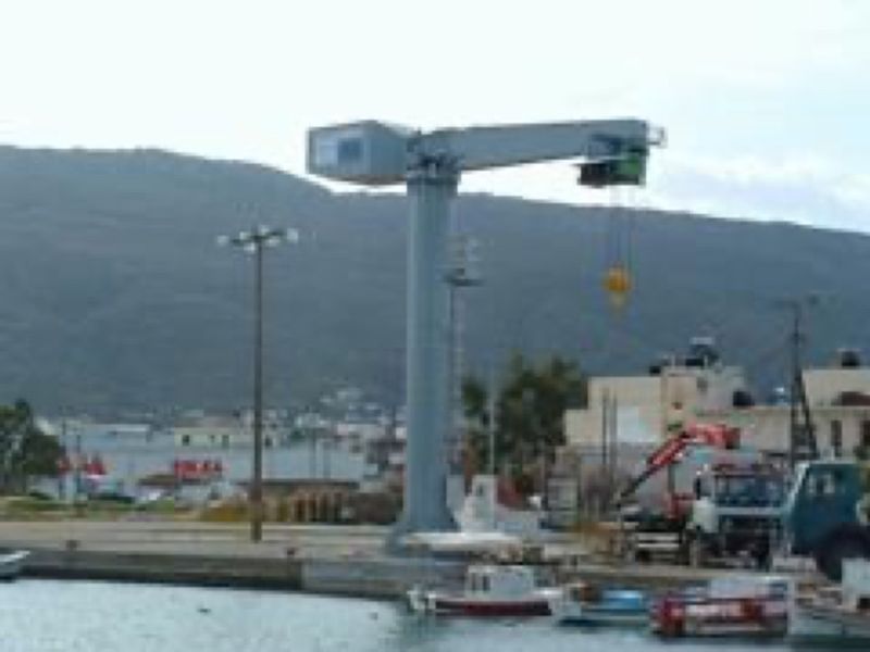 20 t powered jib crane for hauling