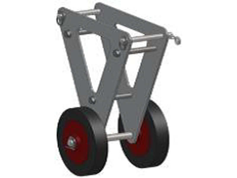 Carrello porta trave in alluminio per trasporto