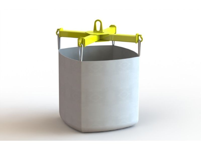 Cross lifting beam for big bags