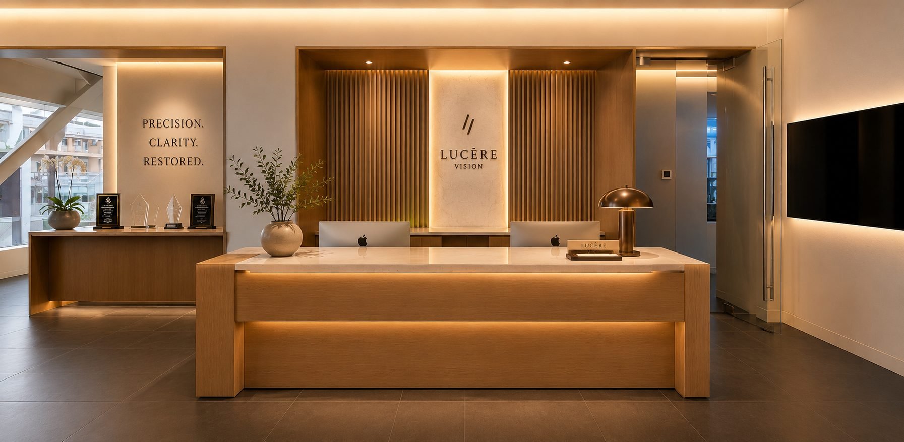 The reception at Lucēre Vision