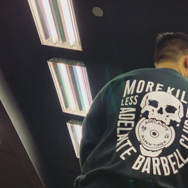 Adelante More Kilos Hoodie — Gym Shot