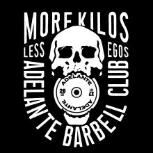 Adelante Barbell Club tee design