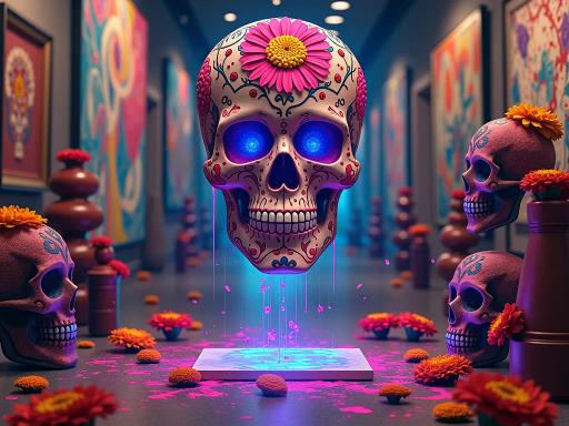 El Día de Muertos en el Arte Contemporáneo: Nuevas Interpretaciones de una Tradición Ancestral