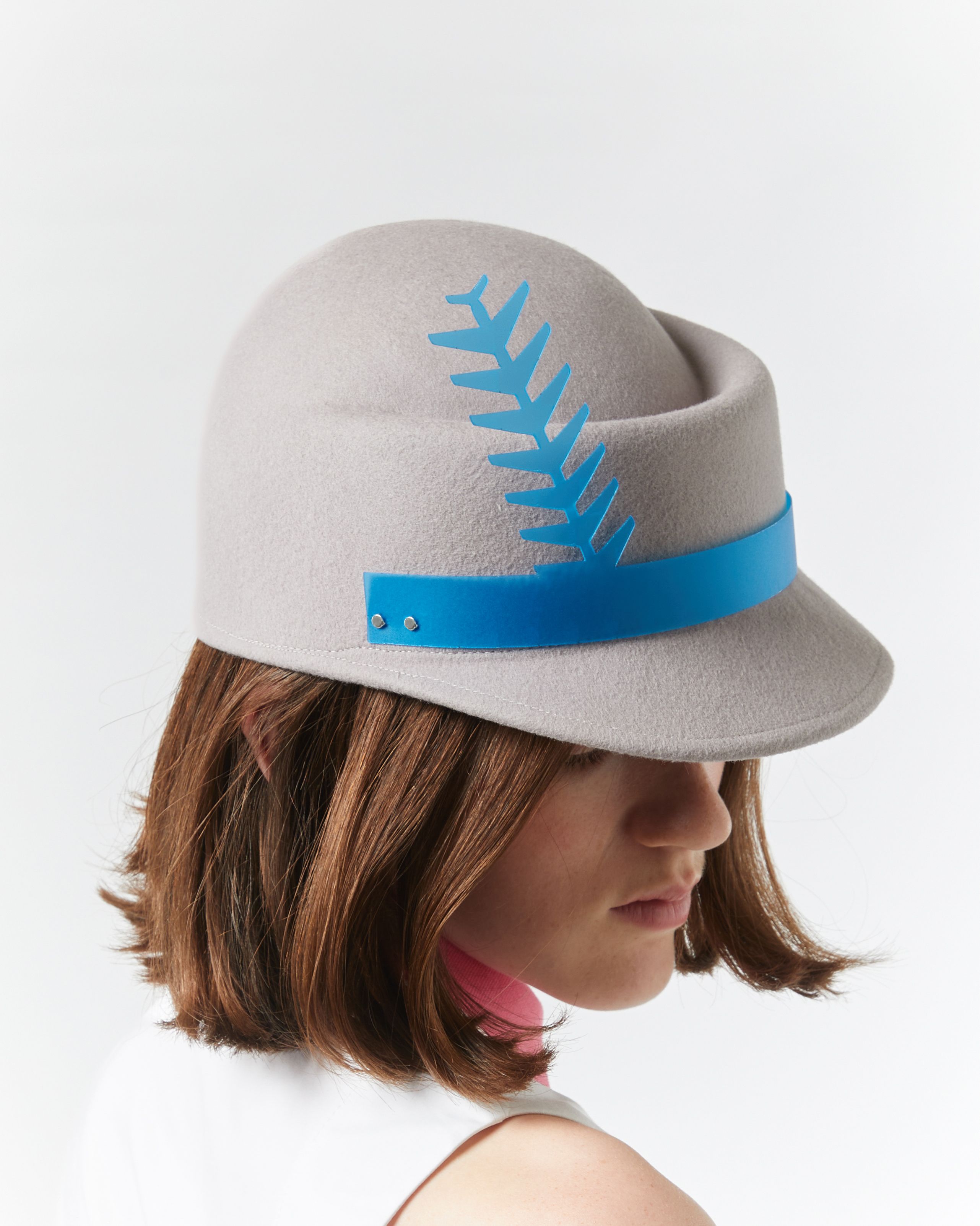 chöke felt hat in grey alt