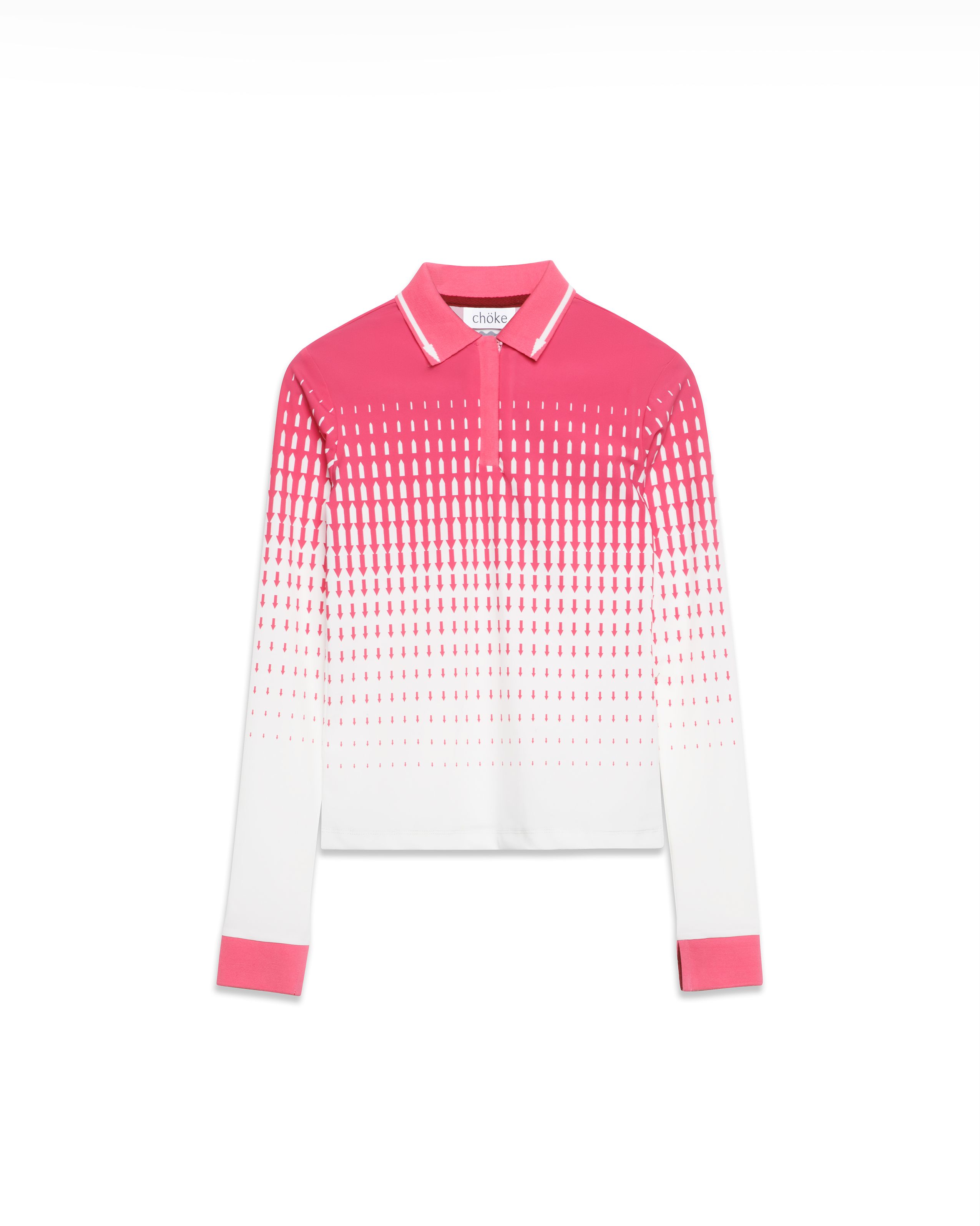 chöke arrow polo in pink