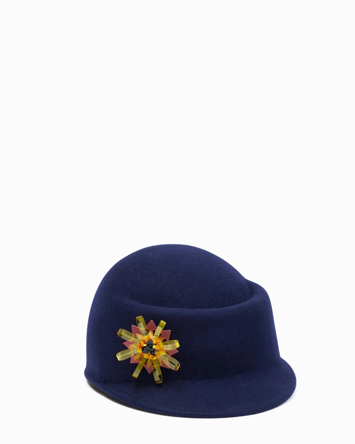 chöke Felt Hat in Navy