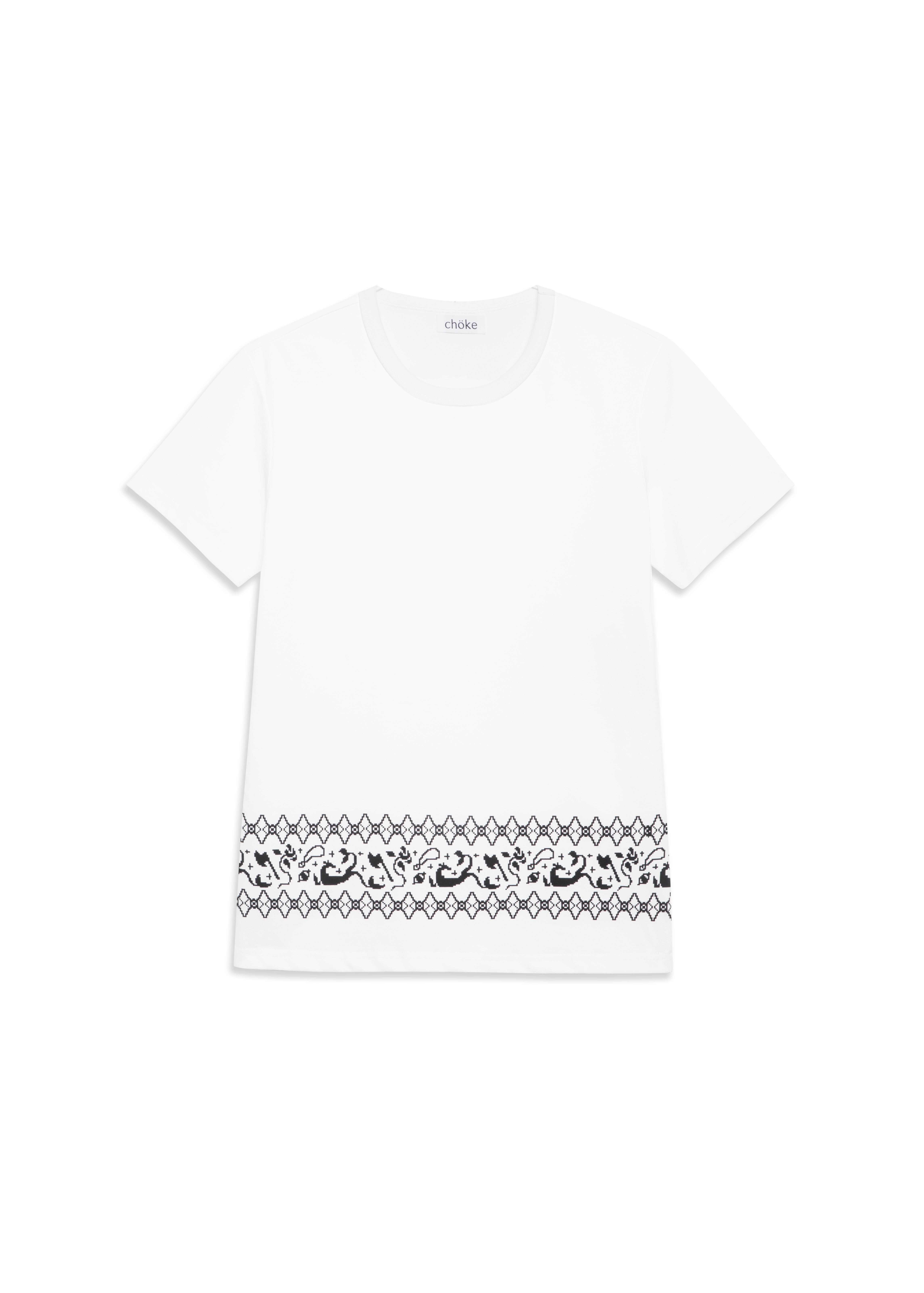 chöke Fair Isle Print T-shirt
