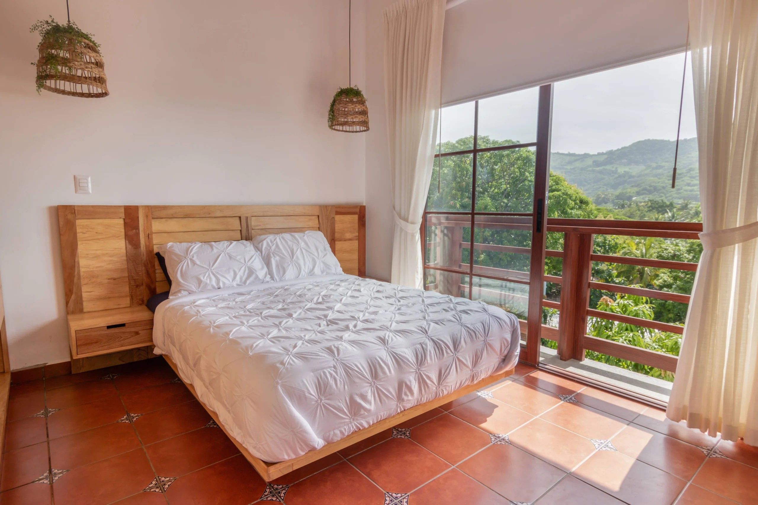 Habitación doble con vista a la vegetación en Las Golondrinas
