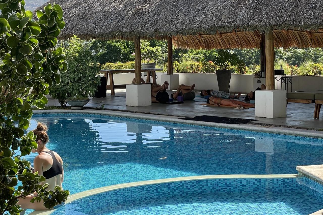 Piscina y quincho de Las Golondrinas