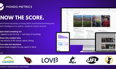 Mondo Metrics Launches MondoTrends to Bring Public Content Intelligence Back to Sports, Media and Entertainment